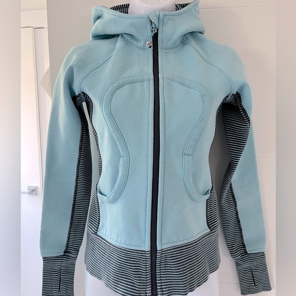 lululemon athletica Sweaters - 🍋Lululemon🍋/Scuba hoodie/Special Lulu message: "Shhh…I’m meditating"/Size US 2